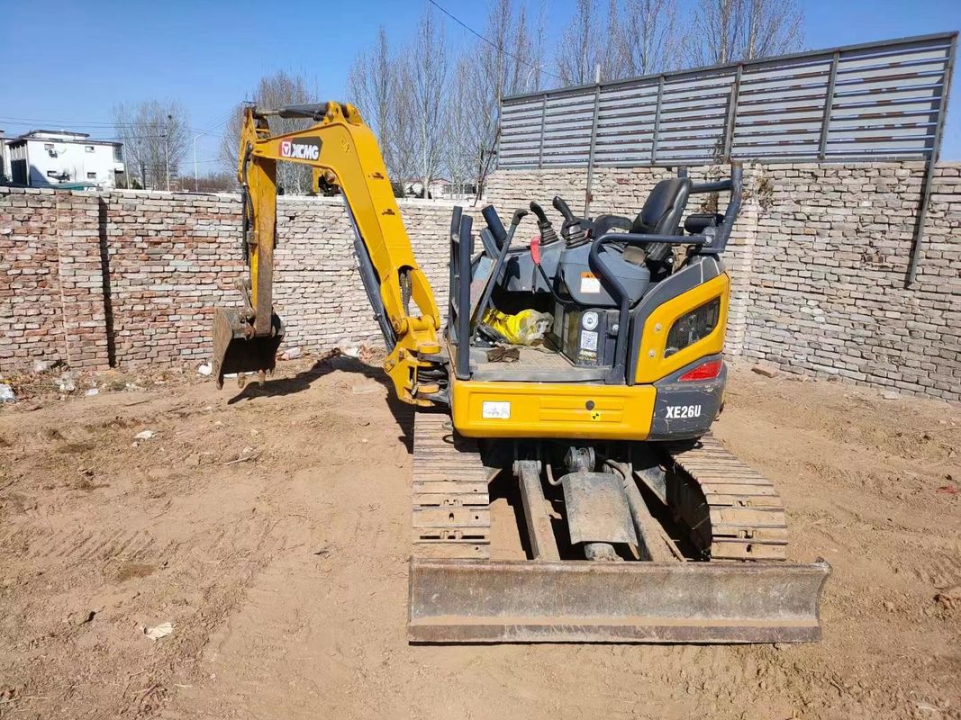 Usado 2022 XCMG XE26U Mini Excavator 2.6T Bem Mantido CE ISO Utilidade de Paisagem