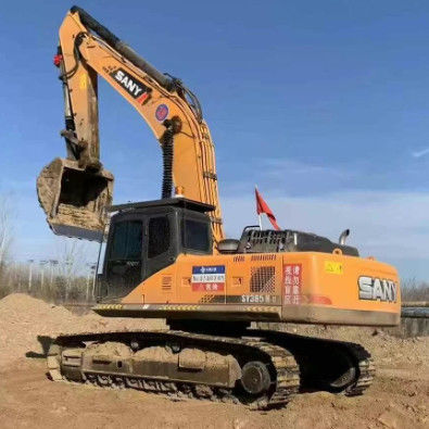 Excavadora SANY SY365H-9 de 36 toneladas usada História de serviço completo CE ISO para construção de minas