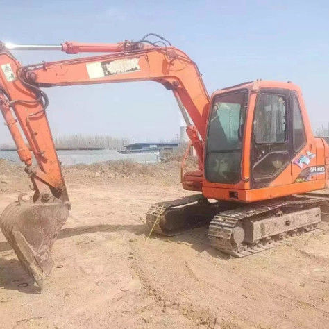 Excavadora mini Doosan DH80 usada de 8 toneladas de capacidade CE ISO para uso utilitário de paisagismo