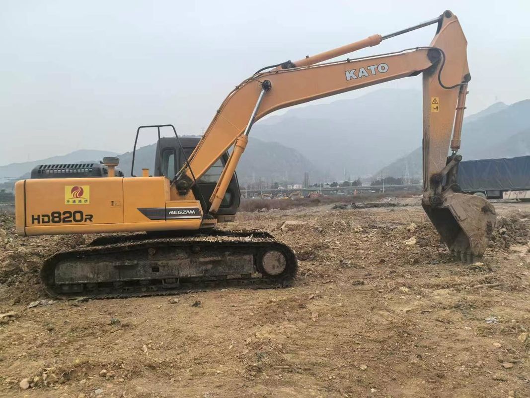 Excavadora mini Kato HD820R usada de 8 toneladas de capacidade Serviço completo Utilidade de paisagismo CE ISO