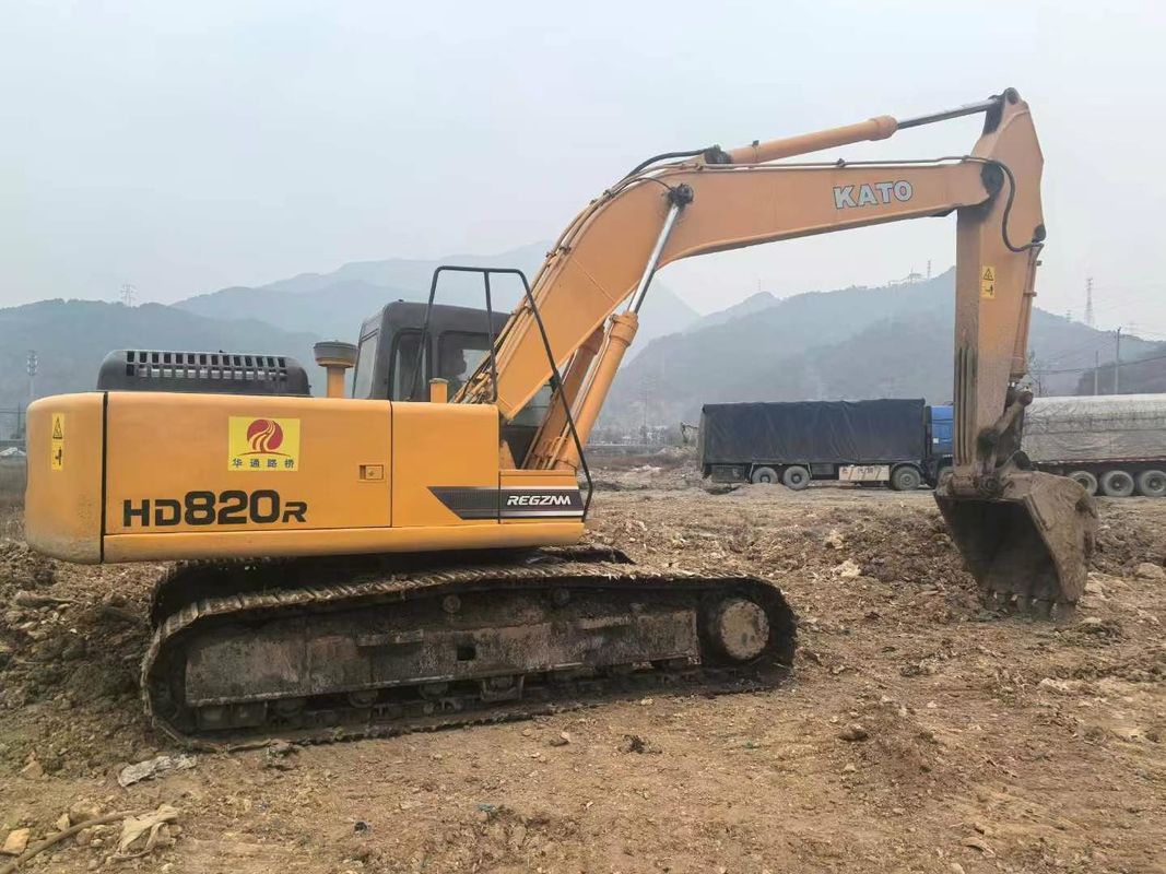 Excavadora mini Kato HD820R usada de 8 toneladas de capacidade Serviço completo Utilidade de paisagismo CE ISO