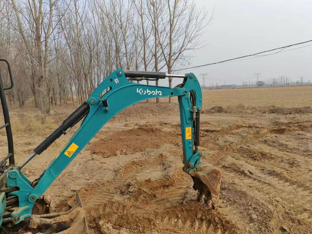 Excavadora mini Kubota U17 usada 1,7 toneladas bem mantida CE ISO para uso utilitário de paisagismo