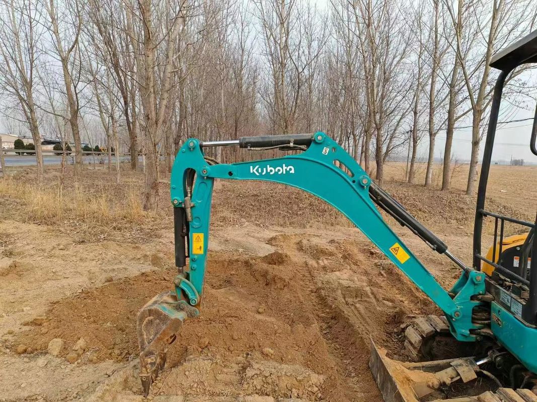 Excavadora mini Kubota U17 usada 1,7 toneladas bem mantida CE ISO para uso utilitário de paisagismo