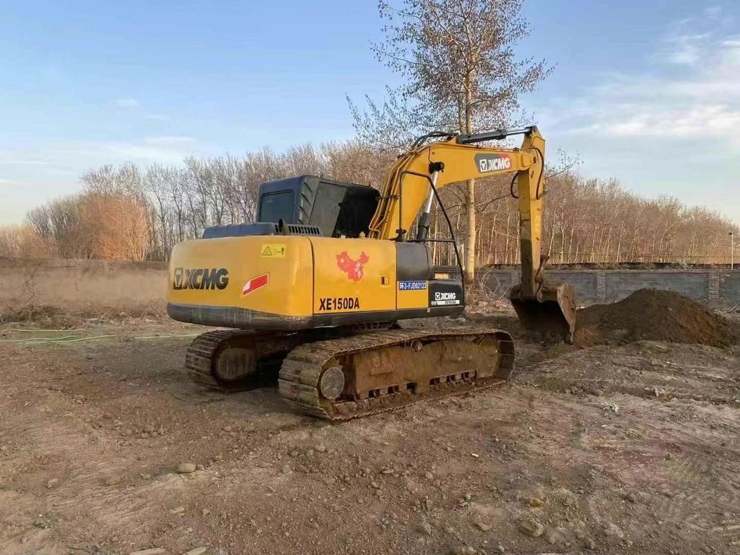 Excavadora usada XCMG XE150DA 15 toneladas Máquina pesada para construção mineração movimentação de terra