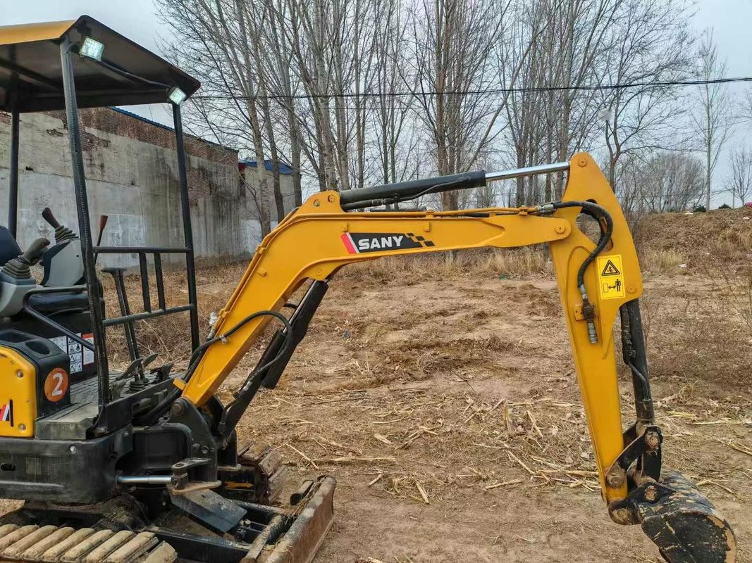 Usado SANY SY16C 1.6T Mini Excavator Full Service Ideal para paisagismo e serviços públicos