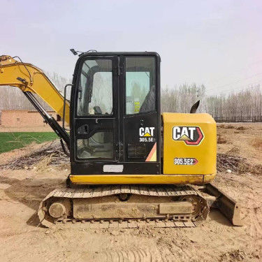 Usado CAT 305.5E2 Mini Excavator 27.2kN Braço Força de Escavação Unidade hidráulica compacta e robusta