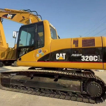 Excavadora usada CAT 320C L 5-5 km/h Velocidade de deslocamento do motor 6-4L Desempenho
