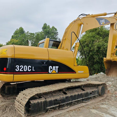 Excavadora usada CAT 320C L 5-5 km/h Velocidade de deslocamento do motor 6-4L Desempenho