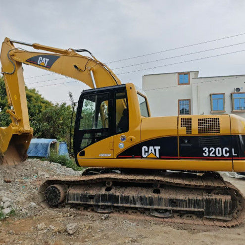 Excavadora usada CAT 320C L 5-5 km/h Velocidade de deslocamento do motor 6-4L Desempenho