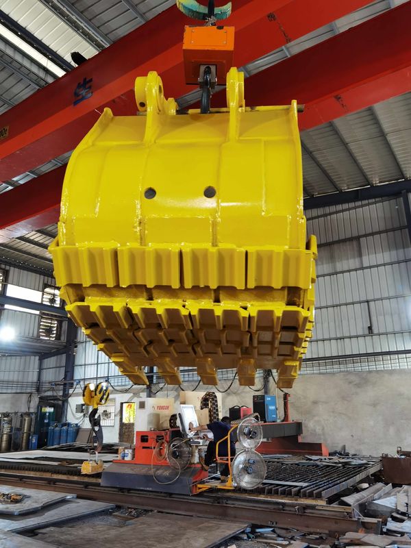 Almofada de substituição de balde de escavação Komatsu PC78 adaptada à medida Balde de escavação durável para uso na construção