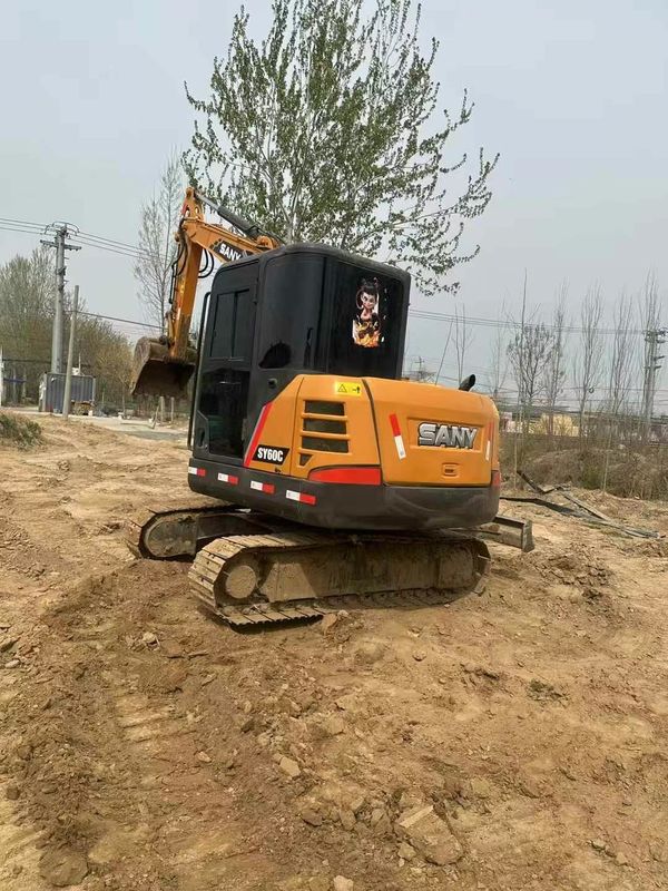 Excavadora Sany 60C Usada Em bom estado Horas baixas Preço competitivo Envio rápido