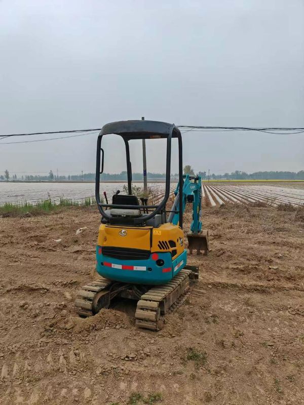 Excavadora mini Kubota U15 usada Equipamento de movimentação de terra de segunda mão pronto para trabalhar