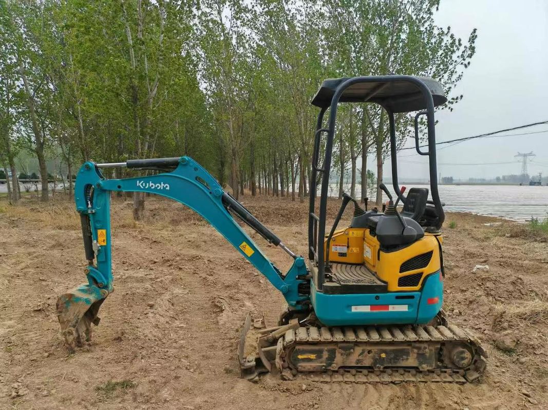 Excavadora mini Kubota U15 usada Equipamento de movimentação de terra de segunda mão pronto para trabalhar