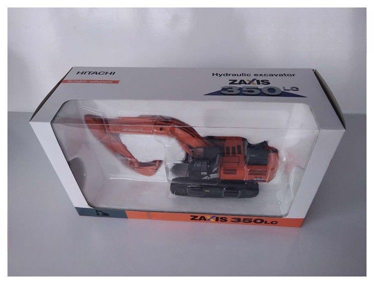 TMC 1/50 Hitachi ZAXIS350-6 Excavadora de liga Modelo ZX250-6 Veículo de construção de fundição por injeção colecionável