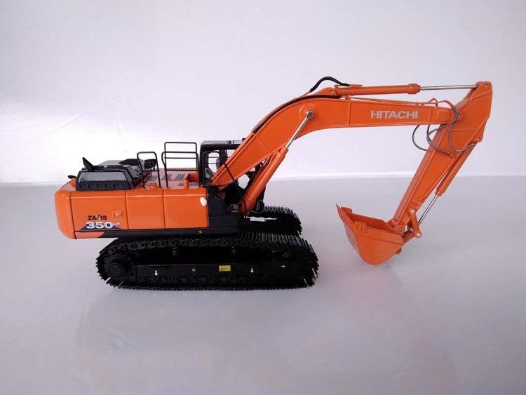 TMC 1/50 Hitachi ZAXIS350-6 Excavadora de liga Modelo ZX250-6 Veículo de construção de fundição por injeção colecionável