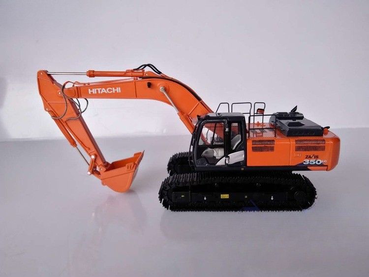 TMC 1/50 Hitachi ZAXIS350-6 Excavadora de liga Modelo ZX250-6 Veículo de construção de fundição por injeção colecionável