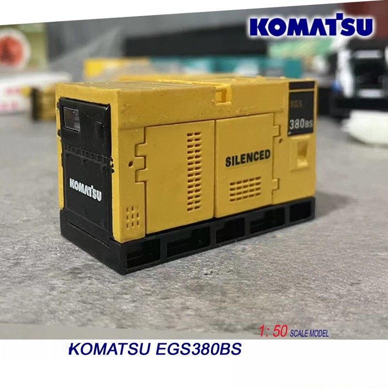 Komatsu EGS380BS 1/50 Motor de gerador de liga Modelo Máquinas de construção de fundição a moagem colecionável