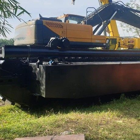 China OEM Caminhos de borracha Chassi Robô Excavadora Anfíbia Pontoon Venda