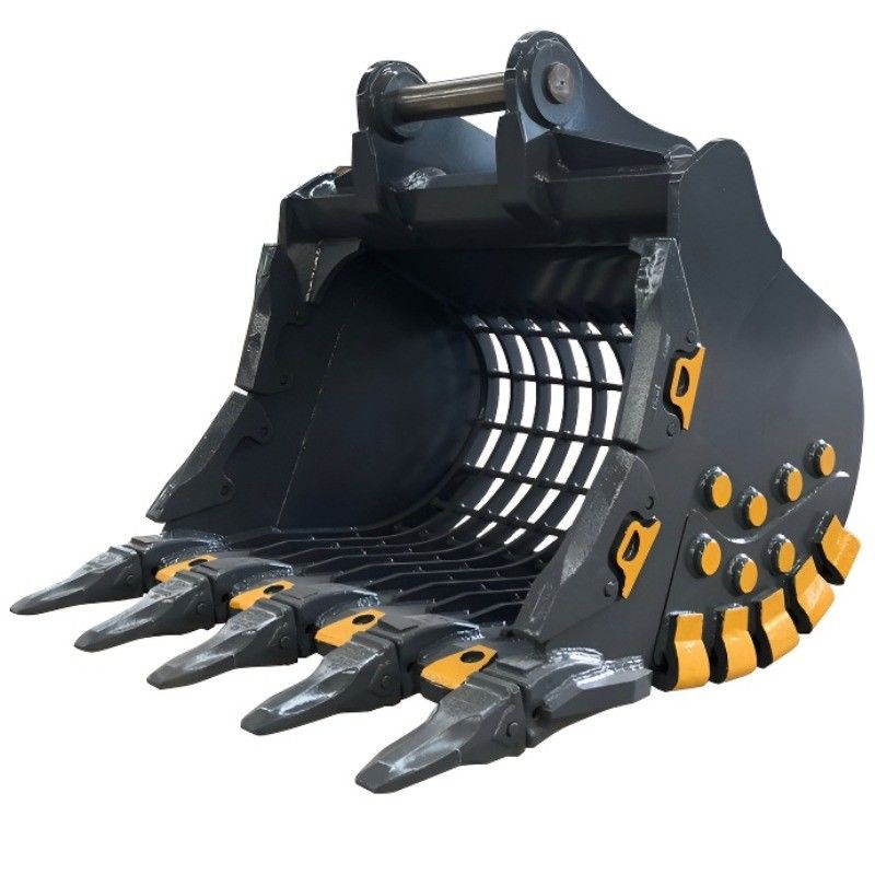 Escavação personalizada de 30 toneladas Backhoe esqueleto Riddle Rib Bucket Heavy Duty Seleção
