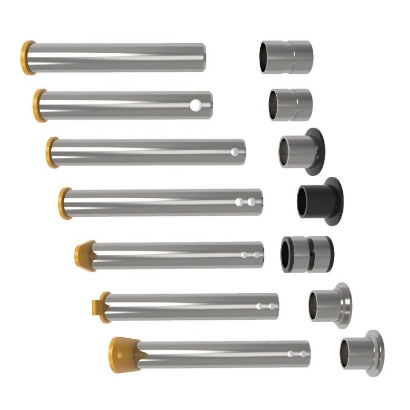Bujões de Pinos de Esteira para Equipamentos Pesados 45mm Escavadeira Carregadeira Aço Liga Pinos de Caçamba Pc120 Pc200 Ex200