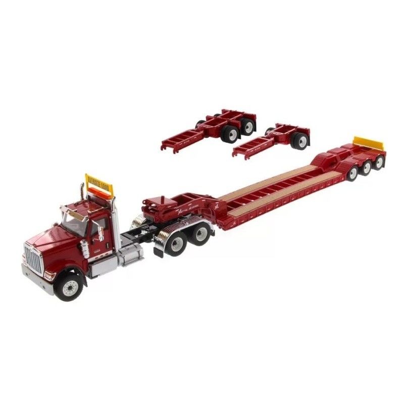 Diecast Masters International Flatbed Truck DM TRAILER Cabeça de recipiente de liga modelo 71016 Escala 1:50