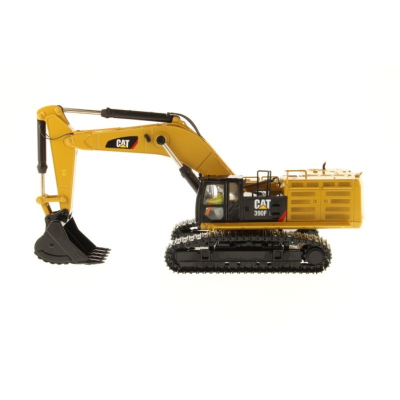 Modelo de Escavadeira Grande Diecast Masters Escala 1:50 Veículo de Construção Digger com Esteiras 85284