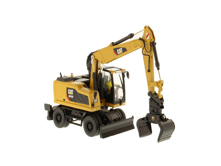 Diecast Masters DM M318F Escavadeira de Rodas Modelo 1:50 Escala Veículo de Construção 85508