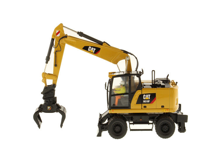 Diecast Masters DM M318F Escavadeira de Rodas Modelo 1:50 Escala Veículo de Construção 85508