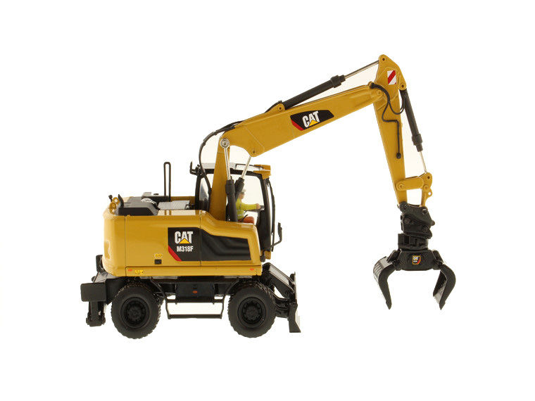 Diecast Masters DM M318F Escavadeira de Rodas Modelo 1:50 Escala Veículo de Construção 85508