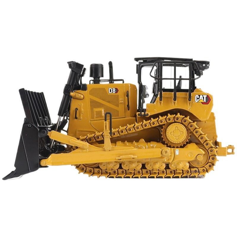 Máster em fundição a escala 1:50 Dozer pesado com rastreamento Bulldozer processador de sucata Modelo 85758