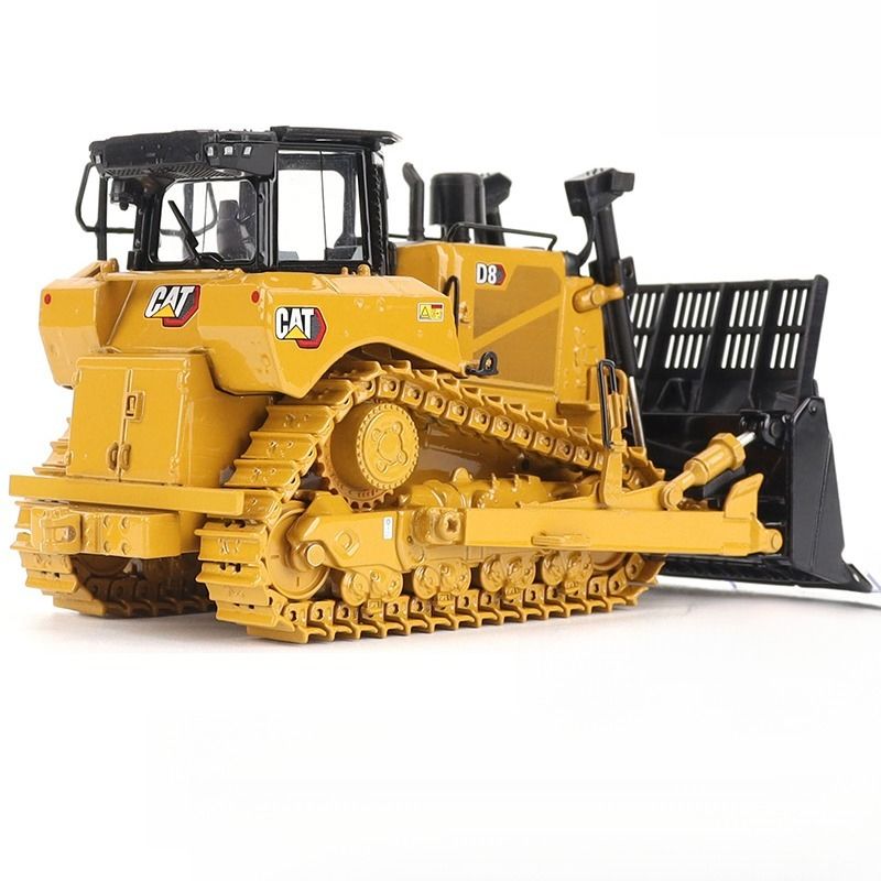 Máster em fundição a escala 1:50 Dozer pesado com rastreamento Bulldozer processador de sucata Modelo 85758