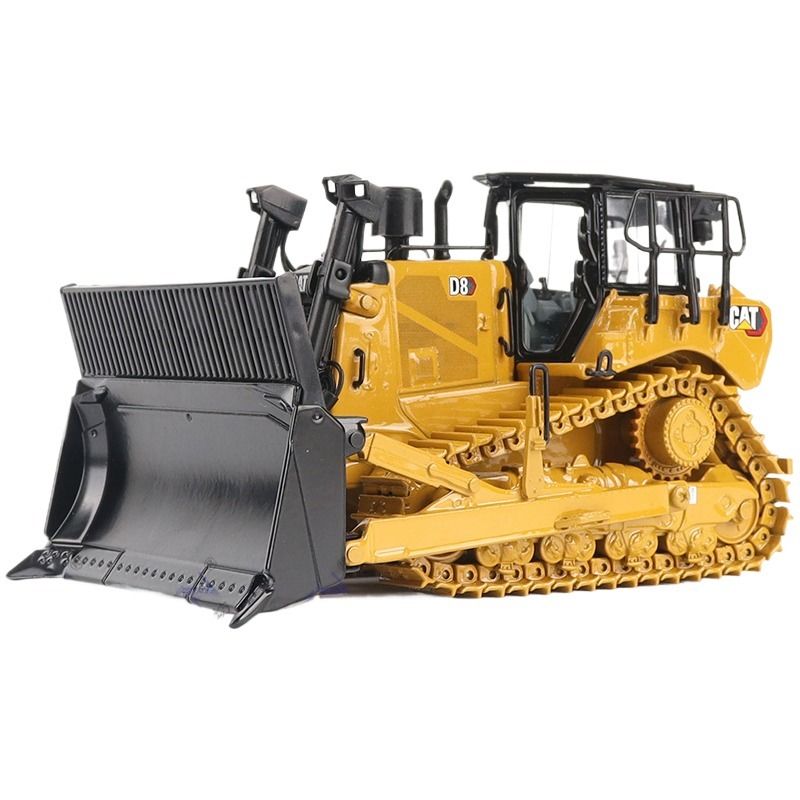Máster em fundição a escala 1:50 Dozer pesado com rastreamento Bulldozer processador de sucata Modelo 85758