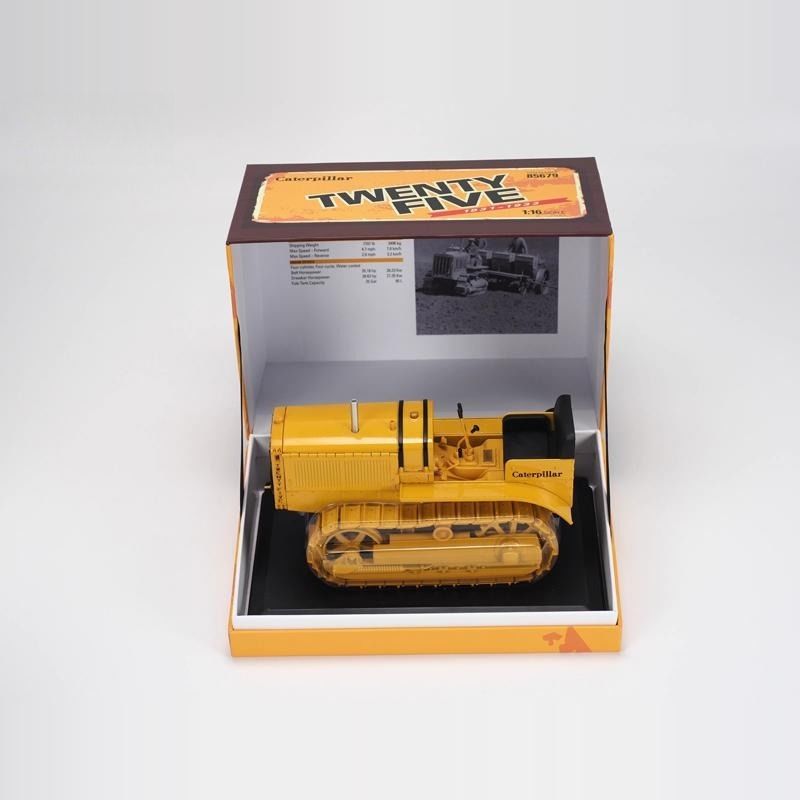 Diecast Masters 1:16 Escala 25 Trator Modelo DM Alumínio Veículo agrícola em miniatura 85679