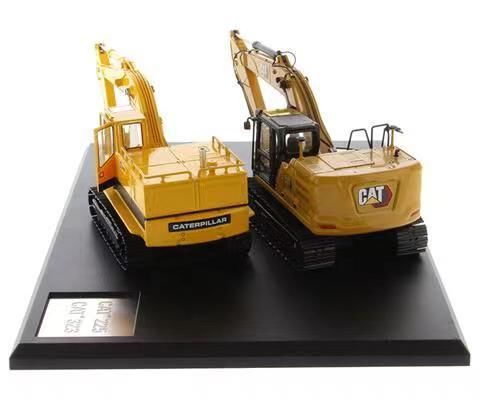 1:50 Excavadora de escala DM Conjunto Veículo de construção Novo 323 Modelo de engenharia de liga 85715