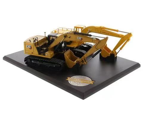 1:50 Excavadora de escala DM Conjunto Veículo de construção Novo 323 Modelo de engenharia de liga 85715