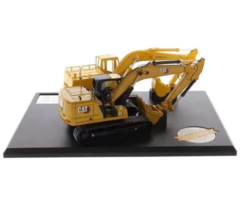 1:50 Excavadora de escala DM Conjunto Veículo de construção Novo 323 Modelo de engenharia de liga 85715