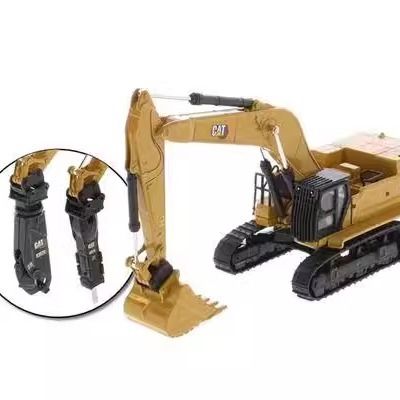 DM Escala 1/87 Escavadeira Pesada Martelo Demolidor Garra Conjunto de Acessórios Modelo 85688