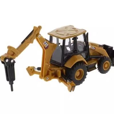 1/64 Escala Diecast Masters Máquina Pesada Retroescavadeira Modelo de Veículo de Construção em Liga 85765