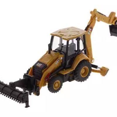 1/64 Escala Diecast Masters Máquina Pesada Retroescavadeira Modelo de Veículo de Construção em Liga 85765