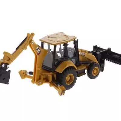 1/64 Escala Diecast Masters Máquina Pesada Retroescavadeira Modelo de Veículo de Construção em Liga 85765