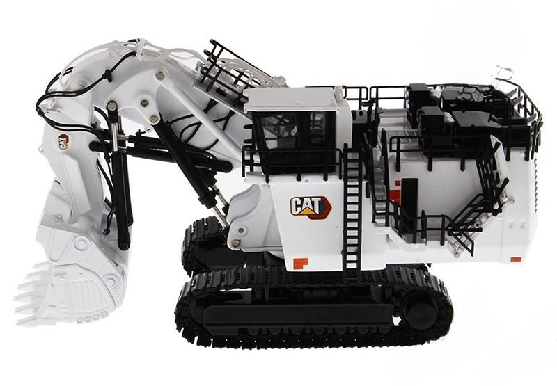 DM85653 Escavadeira de Mineração Branca Edição Limitada Veículo de Engenharia Diecast Modelo CCM Escala 1/87