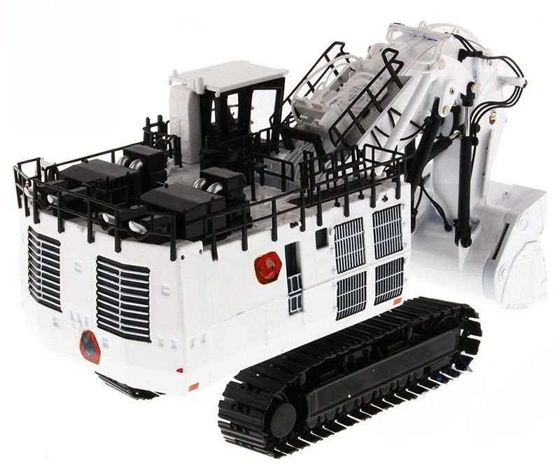 DM85653 Escavadeira de Mineração Branca Edição Limitada Veículo de Engenharia Diecast Modelo CCM Escala 1/87