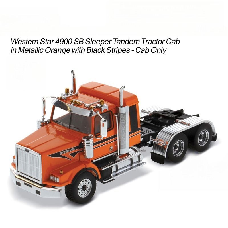 DM Western Star 4900 SB Internacional 2 eixos caminhão americano de cama plana 1/50 modelo 71063