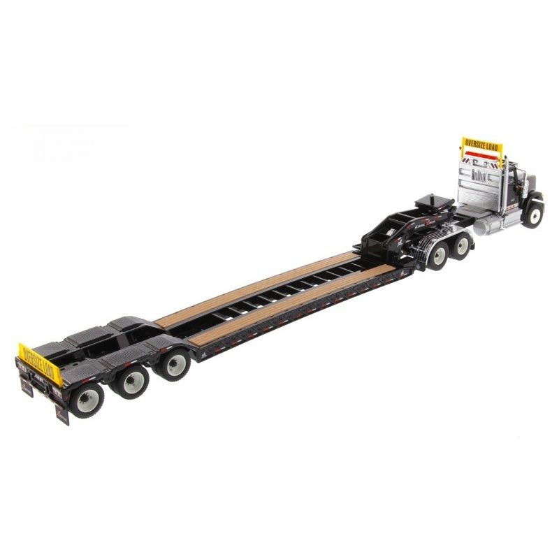 Caminhão Plataforma Internacional Diecast Masters DM TRAILER Liga de Contêiner Modelo de Cabeça 71017 1/50