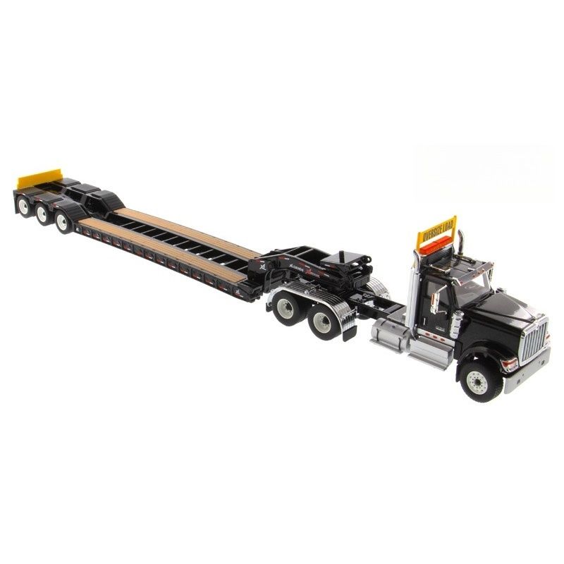 Caminhão Plataforma Internacional Diecast Masters DM TRAILER Liga de Contêiner Modelo de Cabeça 71017 1/50