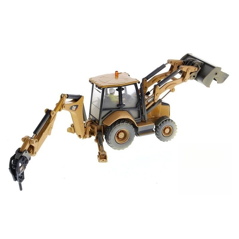 Diecast Masters 420F2IT Skid Steer Loader Backhoe Mud Paint Finish Modelo DM Limited 85755 1/50