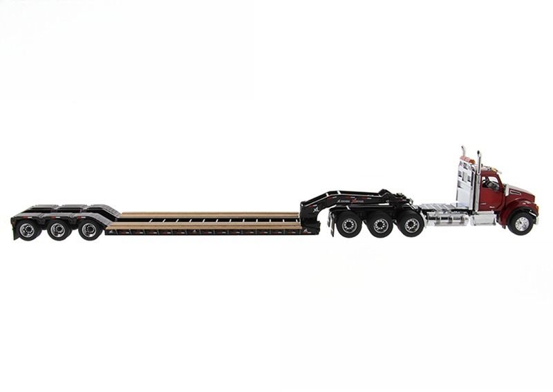 Kenworth T880S American Kenworth Automated Tow Truck 1/50 Modelo de transporte DM71061 com Booster