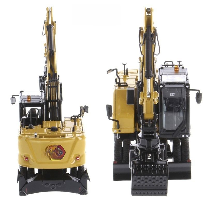 Escavadeira de Rodas M318 Diecast Masters em Escala 1/50 DM Construction Alloy Digger Modelo 85956
