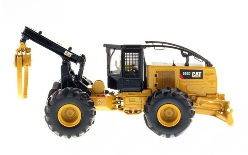 DM 555D Wheel Skidder Escala 1:50 Modelo de Máquina de Desbaste Diecast 85932 Brinquedo Colecionável