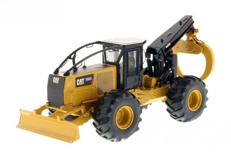 DM 555D Wheel Skidder Escala 1:50 Modelo de Máquina de Desbaste Diecast 85932 Brinquedo Colecionável